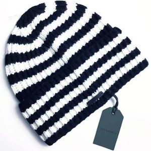 All Saints Striped Fisherman Rib Beanie
